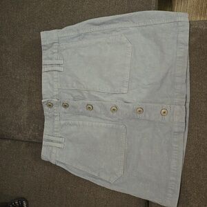 American Eagle Courduroy Button Front Pockets Skirt